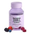 Lemme Chill Stress Relief Gummies με 300mg KSM-66 Ashwagandha, Lemon Balm, Passionflower & Goji για την υποστήριξη της χαλάρωσης, της υγιούς κορτιζόλης & του ύπνου - Χωρίς γλουτένη, Μη ΓΤΟ, Μικτό μούρο (60 κόμης)
