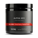 Toniiq Ultra High Purity Alpha GPC Κάψουλες - 600mg Συμπυκνωμένη Φόρμουλα - 90%+ Εξαιρετικά καθαρό και βιοδιαθέσιμο Nootropic - 120 κάψουλες Alpha GPC Supplement