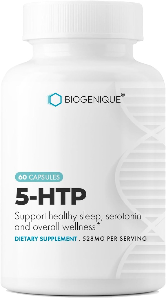 5- HTP (5- υδροξυτρυπτοφάνη) 200 mg, Mood Enhancer και Neurotransmitter Υποστήριξη * 60 κάψουλες 5htp Griffonia Simplicifolia - Κατασκευάζεται στις ΗΠΑ