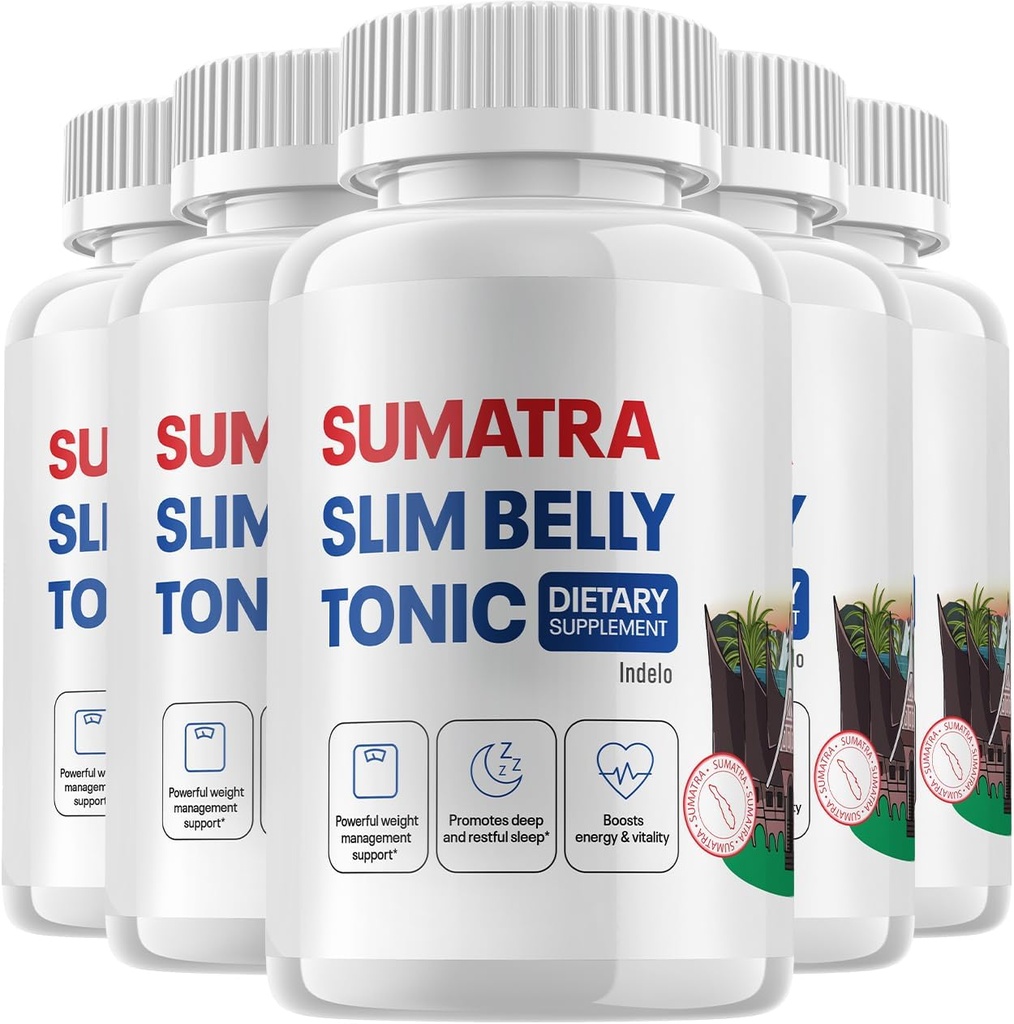 (5 Pack) Sumatra Slim Bely Tonic - Slim Bely Dietary Supplement, Sumatra Slim Belly All-Natural Pills, Sumatra SlimBelly Κριτικές (300 κάψουλες)