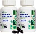 2800 MG Liposomal Glutathionone Supplement, Αποτοξινωτική & Ανοσοποιητική, Γήρανση Άμυνα, Ενέργεια, Γλουταθειόνη Μοναδική φόρμουλα Μειωμένη