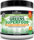 Super Greens Powder Superfood - Πράσινοι Σκόνη με Προβιοτικά Προβιοτικά Digestive Ένζυμα και 43 Πράσινα Superfoods - Χλωροφύλλη Bilberry Chlorella Spirulina Grass - Γεύσεις Εκπληκτικές - 30 Υπηρεσίες