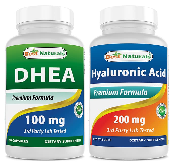 Best Naturals DHEA 100mg & Υαλουρονικό οξύ 200 mg