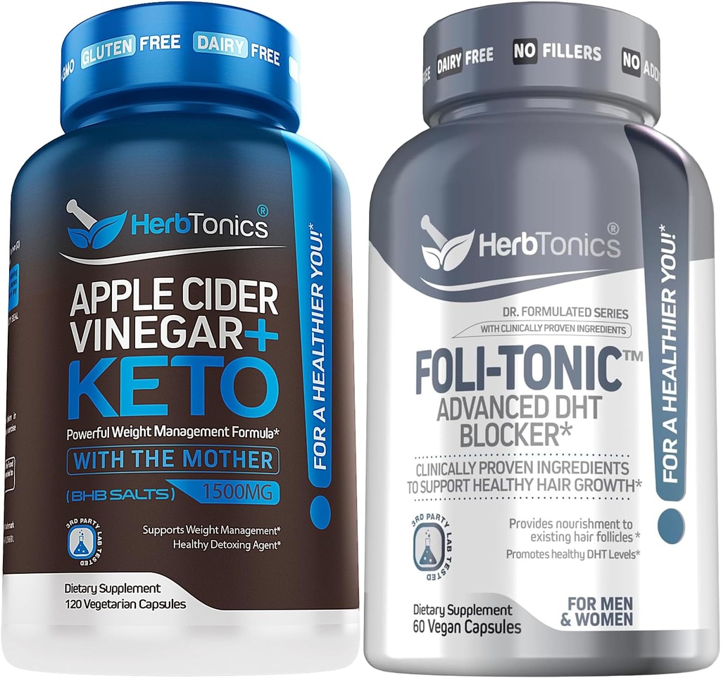 Herbtonics Apple Cider Ξύδι κάψουλες Plus Keto BHB 
