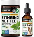BIO KRAUTER Στίγμα Νετλ 60 Gummies & Pine Bark Βάμμα 2 Fl. Oz.