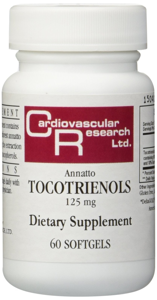 Οικολογικές Φόρμουλες - Annatto Tocotrienols 125 mg 60 gels [Υγεία και Ομορφιά]