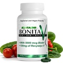 Essential Source Bonita V Vegan Hair Nails and Skin Vitamins for Women - 20 ενεργά συστατικά συμπεριλαμβανομένων της βιοτίνης - ισχυρότερα νύχια, υγιές δέρμα, ανάπτυξη μαλλιών - 60 EZ-TAB Veggie δισκία