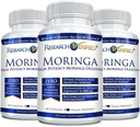 Έρευνες Επαληθευμένο Moringa Oleifera - 100% Pure Extract - 1200 mg ανά υπηρεσία - 60 Count - 3 Μήνες προσφοράς