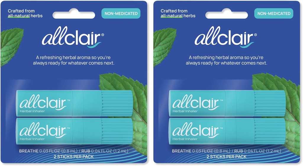 Ναυτία Relief Inhaler - Πάρτε τον έλεγχο της κίνησης Ασθένεια, Πρωινή Ασθένεια, Φάρμακα, Άγχος - Γρήγοροι, Φυσικοί, Χωρίς Ναρκωτικά, Μη-Νύχτα & Φορητό Ταξίδι Απαραίτητο - Συσκευασία των 4 Εισπνοέων