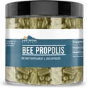 Earthborn Elements Bee Propolis 200 Capsules, Pure & Undiluted, No Additives (200 Capsules)