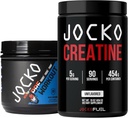 Jocko Fuel Gym Bundle - Creatine + Nitro Pop Pop Pre Workout Powder (2 Pack Bundle) 30 Ημέρα προσφοράς
