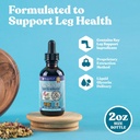 Restavin - Advanced Leg Support Supplement - Liquid Delivery για Καλύτερη Απορρόφηση - Βιταμίνη C, Iron, Valerian, Turmeric, Magnesium & More!