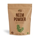 MB Herbals Pure Neem Powder 2 lb | 32 oz | 908 Gram | 100% Pure Wild-Crafted Neem Leaf Powder | Very Bitter Neem Supplement for Skin Hair & Detox | Azadirachta Indica