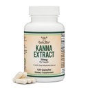 Kanna Extract Supplement (Sceletium Tortuosum) - 50mg ανά κάψουλες, 120 Count - για χαλάρωση και την ειρήνη του μυαλού (ελαχ. 4% Σύνολο Αλκαλοειδών) Μη ΓΤΟ, Χωρίς γλουτένη, Vegan Safe by Double Wood