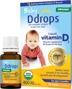 Drops Baby 400 IU, Βιταμίνη D, 90 σταγόνες 2,5mL (0, 08 fl. Oz (πακέτο του 1))