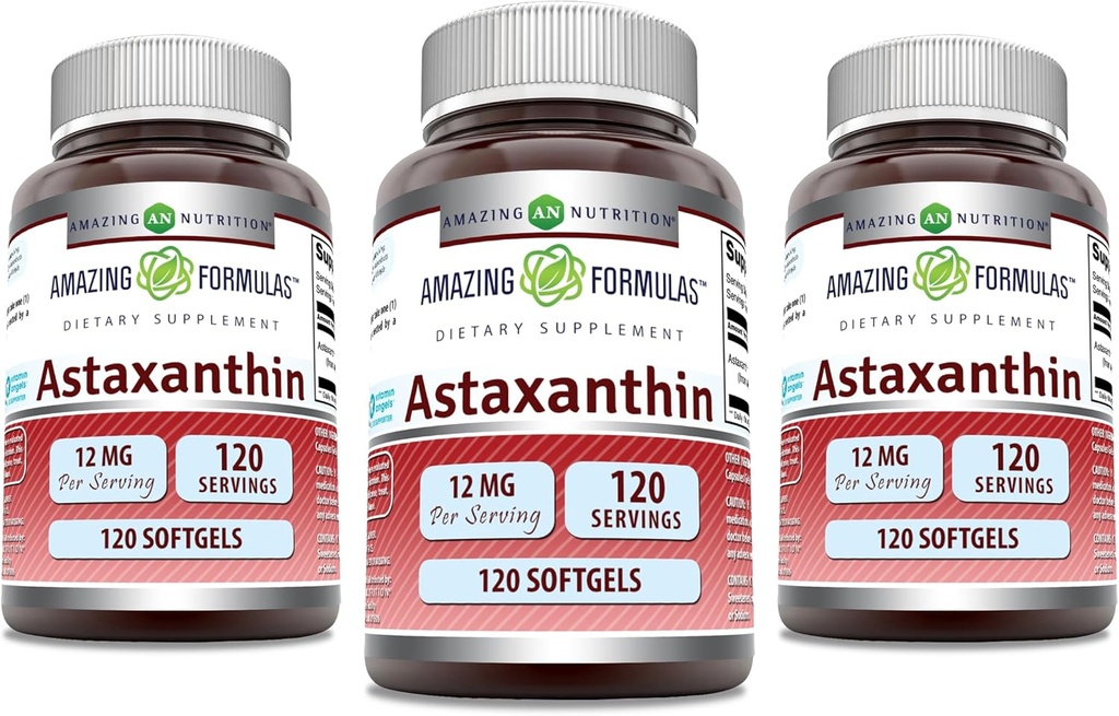 Amazing Formulas Ασταξανθίνη 12mg Softgels συμπλήρωμα 