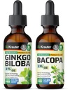 BIO KRAUTER Bacopa Βάμμα 2 Fl. Oz. & Ginkgo Biloba Βάμμα 2 Fl. Oz.