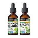 BIO KRAUTER Bacopa Βάμμα 2 Fl. Oz. & Ginkgo Biloba Βάμμα 2 Fl. Oz.