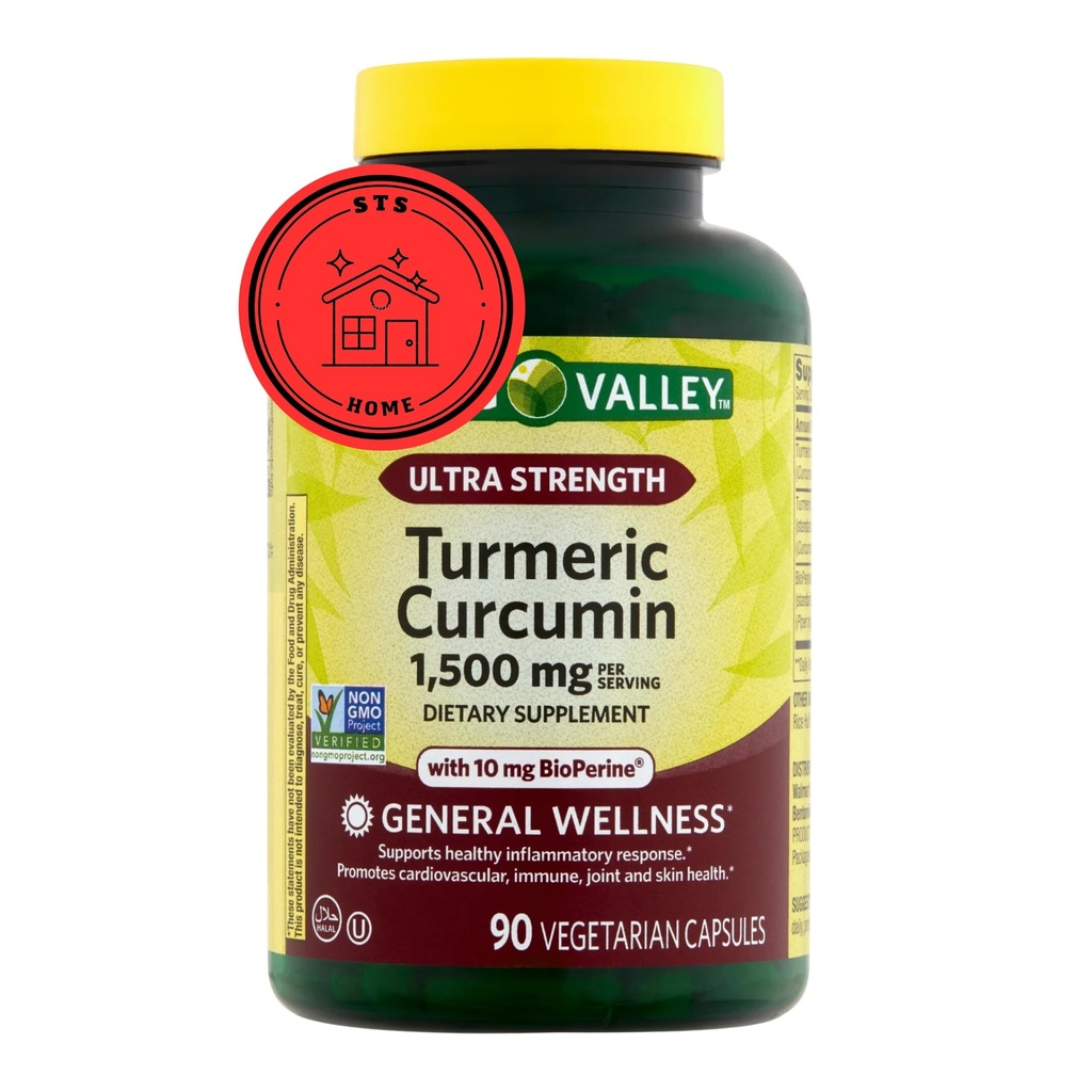 Ανοιξιάτικη κοιλάδα Turmeric συμπλήρωμα 