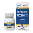 Superior Source Chromium Picolinate - Συμπλήρωμα Φόρμουλα υποστηρίζει υγιή ζάχαρη Μεταβολισμός - 500 mcg, 50 στιγμιαία δισκία διάλυσης