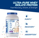 Evogen Isoject - Whey Protein Isolate | Ultra-Pure Whey Protein Powder with Ignitor Enzymes, BCAAs, and EAAs | Enhanced Absorption & Recovery | Birthday Cake | 25 Servings