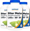 Nutricost Πικρό Μελόνι 600mg, 180 Καψάκια (3 Φιάλες)