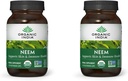 ORGANIC INDIA Neem Leaf Κάψουλες, συμπλήρωμα βοτάνων - Υποστηρίζει το δέρμα, ανοσοποιητικό, & ηπατική υγεία, Detox, Vegan, χωρίς γλουτένη, USDA Certified Organic - 90 κάψουλες (2-πακέτο)