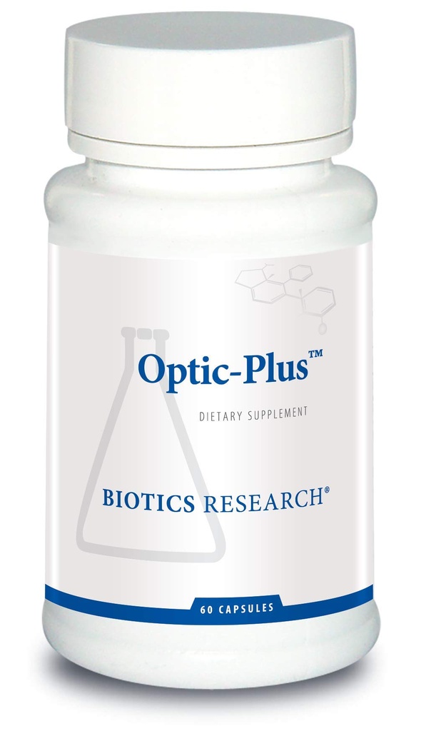 Biotics Research Optic Plus Eye Vitamin & Mineral Support Supplement with Lutein and Zeaxanthin, Healthy Retinal Tisue and Vision 60 Κάψουλες