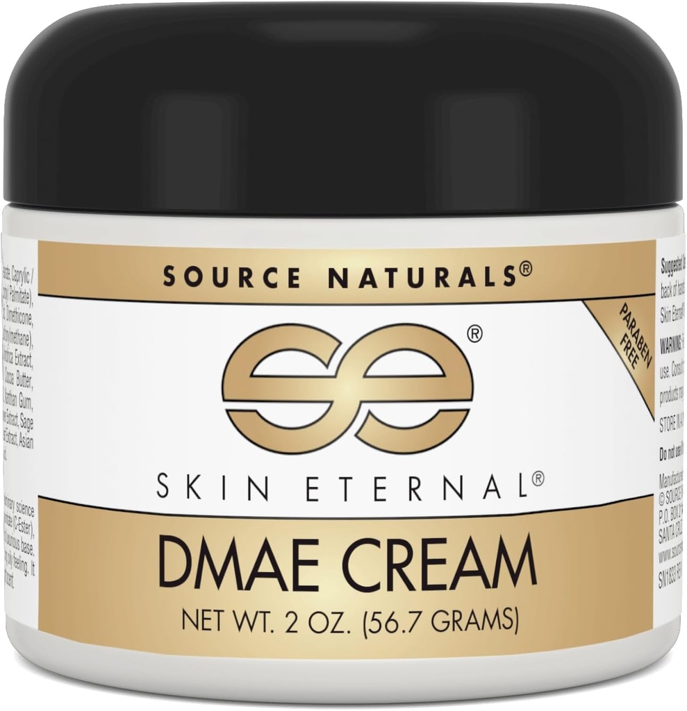 Πηγή Naturals Κρέμα δέρματος Αιώνιο DMAE, Paraben Free - 2 oz
