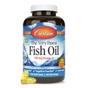 Carlson - The Very Finest Fish Oil, 700 mg Omega-3s, Νορβηγικό συμπλήρωμα ιχθυελαίου, Wild Captated Omega 3 Fish Oil, Sustainablely Soured Fish Oil Capsules, Omega 3 Supplement, Orange, 120 Softgels