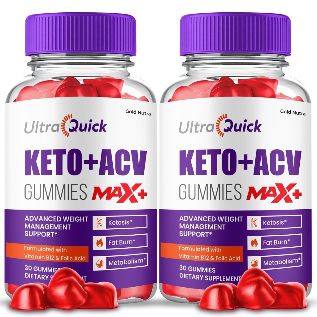 (2 Pack) Εξαιρετικά γρήγορη Max+ ACV Gummies, υψηλότερη δύναμη, επίσημη Ultra Γρήγορη Max+ Gummies, 2X ισχυρότερη Apple Cider Gummy, 2 μήνες προσφοράς