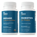 Dr. Tobias Oregano και Caprylic Acid Blend και Probiotics για τις γυναίκες - Υποστηρίζει την ουλώδη, ανοσοποιητική και ουρική υγεία, μη ΓΤΟ