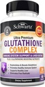 BioSchwartz Glutathionone Συμπλήρωμα 500mg - Ηπατικό Detox με Quercetin, Βιταμίνη C, Γαϊδουράγκαθο γάλακτος, Alpha Lipoic Acid - Χάπια ανοσοποιητικής υποστήριξης - Ενισχυμένη Άμυνα Άμυνας Φόρμουλα Υγείας - 60 Κάψουλες