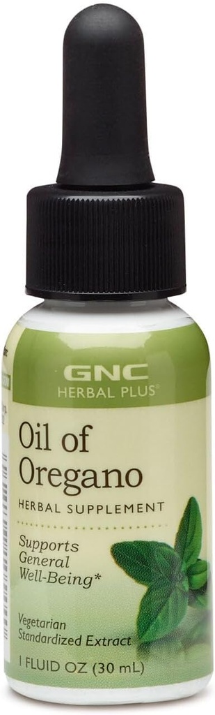 GNC Herbal Plus Oil of Rigano συμπλήρωμα, χορτοφάγοι, υποστηρίζει γενική ευεξία, 448 εξυπηρετεί