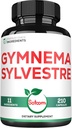1000mg Συμπληρώματα Gymnema Sylvestre - 210 Κάψουλες - Gymnema Extract 20:1 με Berberine HCl, Quercetin & More - Υποστήριξη για την ανοσοποίηση, Digestive Health & Body Management