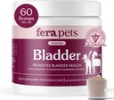 Fera Pets Bladder Support - Βατόμουρο για σκύλους & γάτες - D-Mannose & Marshmallow Root - Ουρολοίμωξη Φυλλαδική Υποστήριξη - Υποστηρίζει φυσιολογικό pH ούρων - Ενισχύει την ασυλία - 60 Scoops