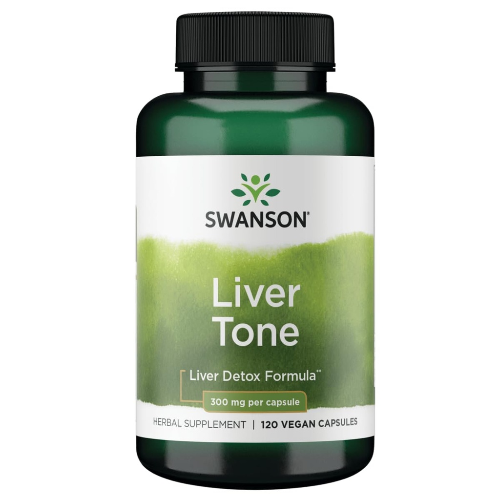 Swanson Liver Tone Liver Detox Formula 300 Milligrams 120 Κάψουλες Veg
