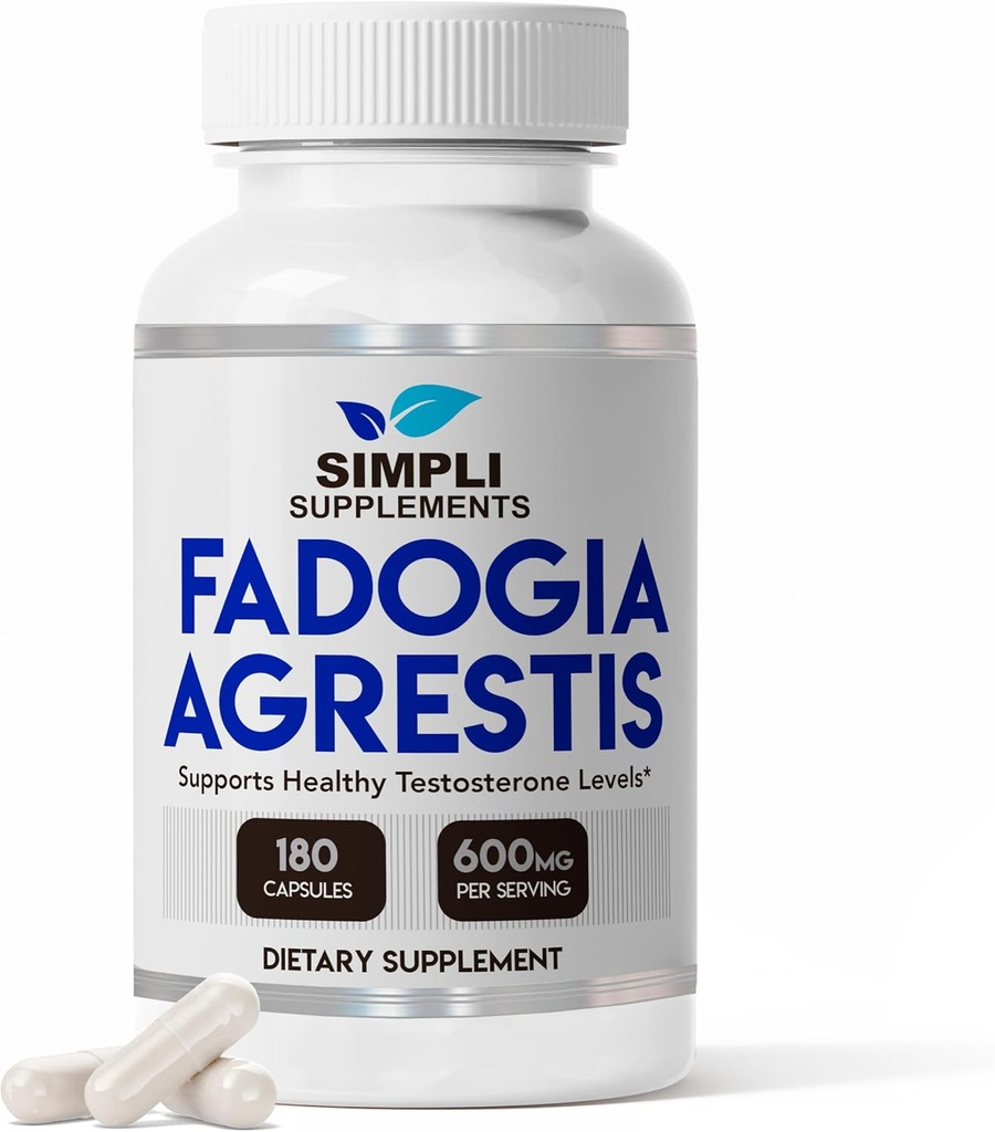 Fadogia Agrestis 600mg για τη φυσική υποστήριξη της τεστοστερόνης 