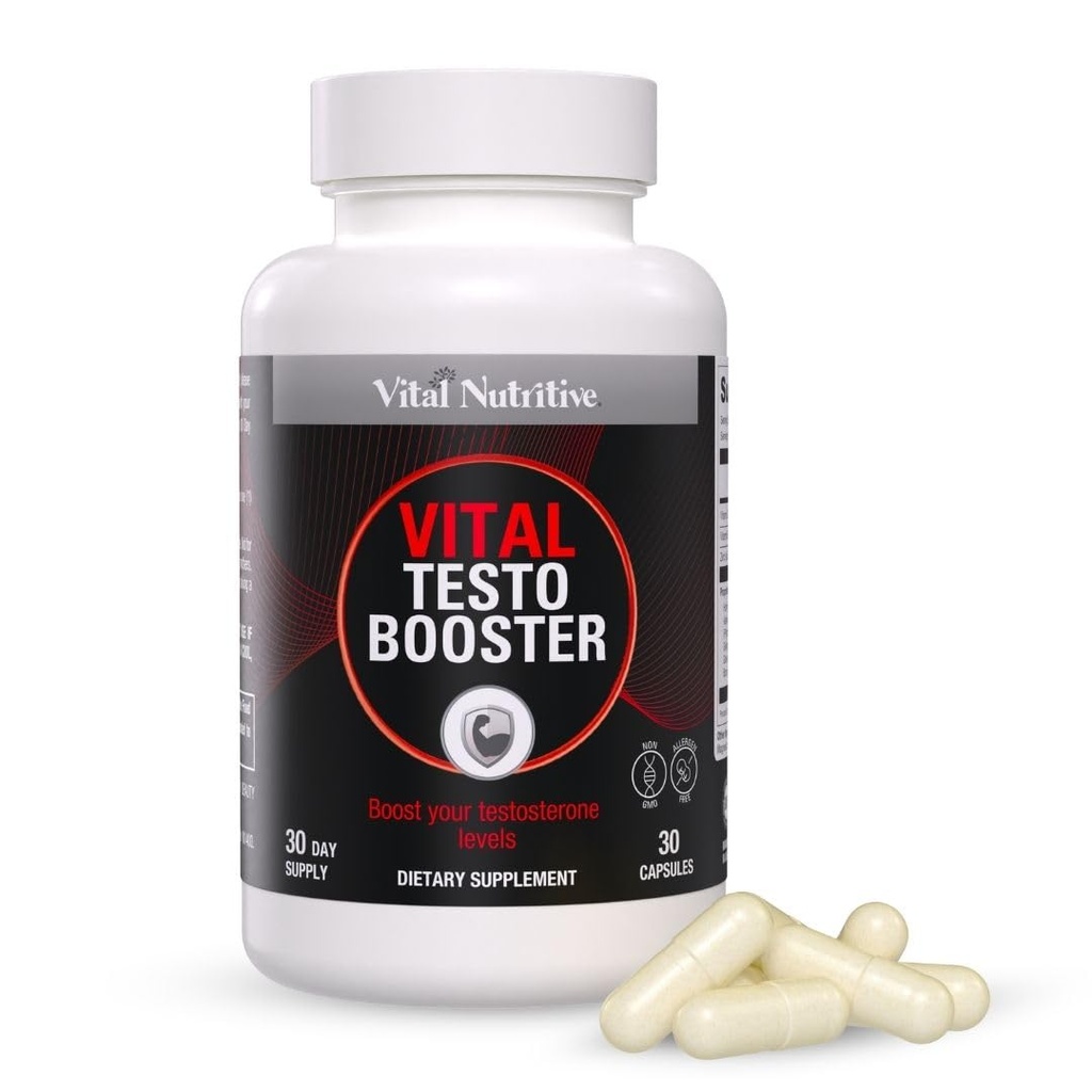 Vital Testo Booster - Φυσικό συμπλήρωμα υποστήριξης τεστοστερόνης για τους άνδρες 