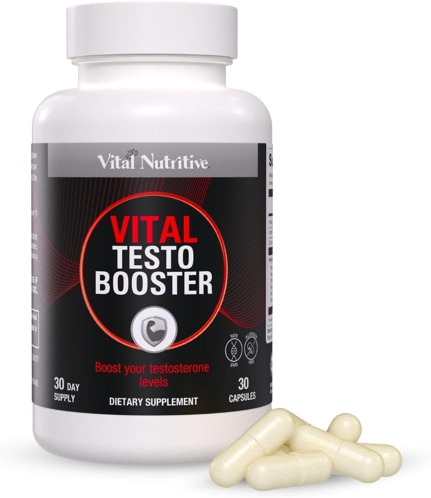 Vital Testo Booster - Φυσικό συμπλήρωμα υποστήριξης τεστοστερόνης για τους άνδρες 
