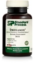 Standard Process Drenamin - Adrenal Function Supplement for Healthy Stress Response - Υποστηρίζει Υγιεινή Παραγωγή & Μεταβολισμός - Χωρίς γλουτένη, Μη-Dairy & Μη-Soy - 90 Tablets (90 Services)