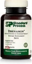 Standard Process Drenamin - Adrenal Function Supplement for Healthy Stress Response - Υποστηρίζει Υγιεινή Παραγωγή & Μεταβολισμός - Χωρίς γλουτένη, Μη-Dairy & Μη-Soy - 90 Tablets (90 Services)