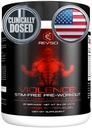 VIOLENCE Stim Free Pre Processing Powder by REVSCI, Ακρίβεια Dosed Non Stim Preworkout Pump Pre Workout Caffeine Free Pre Processing Powder, Pump Supplement & Simulant Free Nitric, Watermelon, 25 Servings
