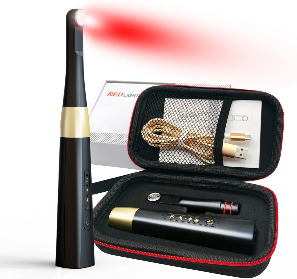 Επαναχρησιμοποιήσιμη συσκευή θεραπείας με έλκη, συσκευή κρυολογήματος κόκκινου φωτός για την ανακούφιση του πόνου και τη διαχείριση των πληγών των χειλιών Μειώστε τον πόνο και την αναζωογόνηση του δέρματος