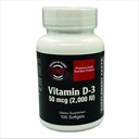TOUGH-N-TONE Premium Βαθμός Βιταμίνη D-3, 2.000 IU (χοληκαλσιφερόλη), μια εξαιρετικά βιοδιαθέσιμη μορφή βιταμίνης D, σε ένα Easy to Swallow Soft Gel.