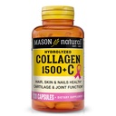 MASON NATURAL 1500mg Κολλαγόνο με Βιταμίνη C, Βιοτίνη, & Ασβέστιο, 40 κάψουλες προσφοράς ημέρα, συμπλήρωμα για τα μαλλιά, δέρμα, και νύχια.