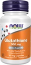NOW Foods Supplements, Glutathione 500 mg, With Milk Thistle Extract & Alpha Lipoic Acid, Free Radical Neutralizer*, 30 Veg Capsules