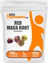BulkSupplements.com Red Maca Powder - από Root, Maca συμπλήρωμα, συμπλήρωμα βοτάνων - Vegan & Gluten Free, 750mg ανά Σερβίρισμα, 1kg (2,2 lbs) (πακέτο των 1)