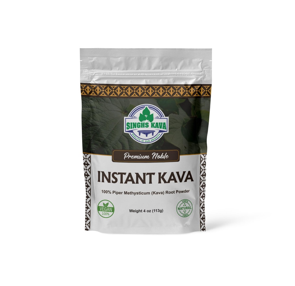 SINGHS Micronized Instant Kava Powder-Fijian Kava (4oz), 4 Ουγγιά (Pack of 1)