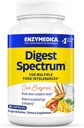 Enzymedica Digest Spectrum, Advanced Digestive Enzymes for Women and Men, υποστηρίζει την πέψη και πολλαπλές δυσανεξία τροφίμων, ταχείας δράσης Formula for Gas and Bloating Relief, 90 κάψουλες